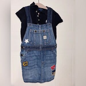 Polo Ralph Lauren Jean Overall  Denim Dress 4T
